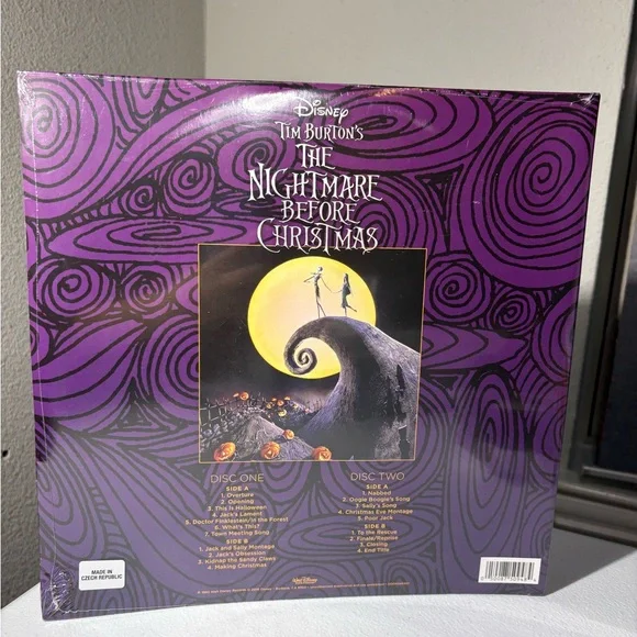 Disney Tim Burton's The Nightmare Before Christmas Vinyl - Yellow and Black - Picture 2 of 2